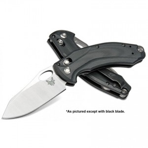 Benchmade 818BK Mini Loco AXIS Folding Knife 3.38" S30V Black Plain Blade, Black G10 Handles KnifeBen248
