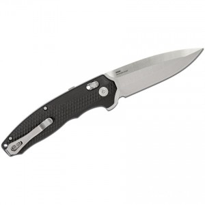 Benchmade Vector AXIS-Assisted Flipper Knife 3.6" S30V Satin Plain Blade, Contoured Black G10 Handles - 495 KnifeBen275