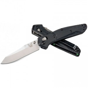 Benchmade Osborne Folding Knife 3.4" S30V Plain Blade, Black G10 Handles - 940-2 KnifeBen272