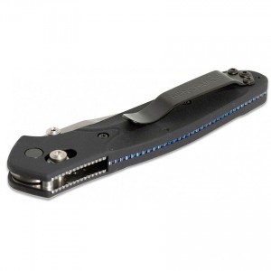 Benchmade Osborne Folding Knife 3.4" S30V Satin Plain Blade, Black Aluminum Handles - 943 KnifeBen105