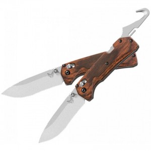 Benchmade Hunt Grizzly Creek Folding Knife 3.50" S30V Blade with Gut Hook, Dymondwood Handles - 15060-2 KnifeBen144