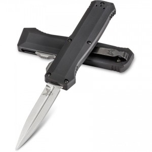 Benchmade Precipice AUTO OTF Knife 3.45" Satin S30V Spear Point Blade, Aluminum Handles - 4700 KnifeBen165