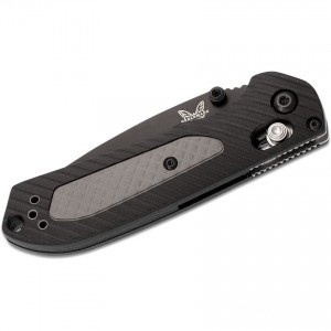 Benchmade Mini Freek Folding Knife 3" S30V Black Combo Blade, Grivory and Versaflex Handles - 565SBK KnifeBen180