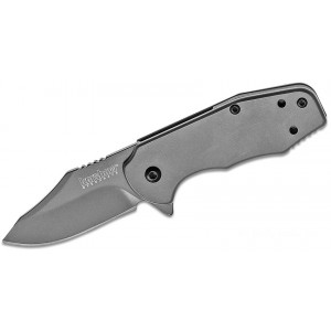 Kershaw 3560 Ember Assisted 2" Plain Clip Point Blade, Rick Hinderer Framelock Design KnifeKer118