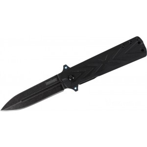 Kershaw 3960 Barstow Assisted Flipper 3" BlackWash Spear Point Blade, GFN Handles KnifeKer119