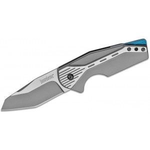Kershaw 5520 Gustavo GTC Cecchini Malt Assisted Bottle Opener Flipper 3" Two-Tone Tanto Blade and Stainless Steel Handles KnifeKer134