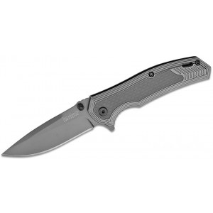 Kershaw 8310 Fringe Assisted Flipper 3" Ti Carbo-Nitride Drop Point Blade and Stainless Steel Handles with Carbon Fiber Insert KnifeKer108