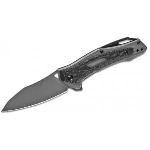Kershaw 2460 Vedder Assisted Flipper 3.25" Gray Sheepsfoot Blade, Gray Steel Handles with G10 Overlays KnifeKer70