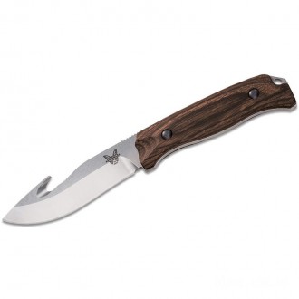 Benchmade Hunt Saddle Mountain Skinner Fixed 4.17" S30V Blade with Gut Hook, G10 Handles - 15003-2 KnifeBen87