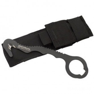 Benchmade 8 Rescue Hook Strap Cutter, Soft Black Sheath - 8 BLKW KnifeBen61