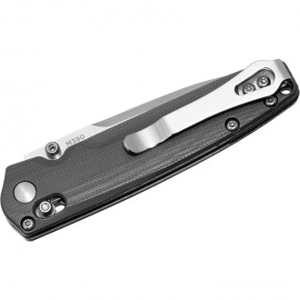 Benchmade 485 Valet AXIS Folding Knife 2.96" M390 Satin Plain Blade, Gray G10 Handles KnifeBen138