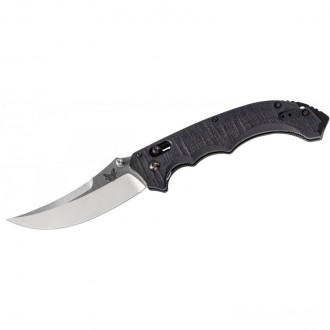Benchmade Bedlam Folding Knife 3.95" Satin Plain Blade, G10 Handles - 860 KnifeBen137