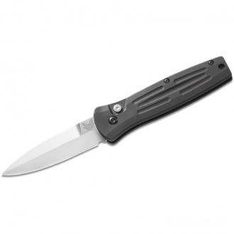 Benchmade 3551 Pardue Stimulus AUTO Folding Knife 2.99" 154CM Satin Plain Blade, Aluminum Handles KnifeBen161