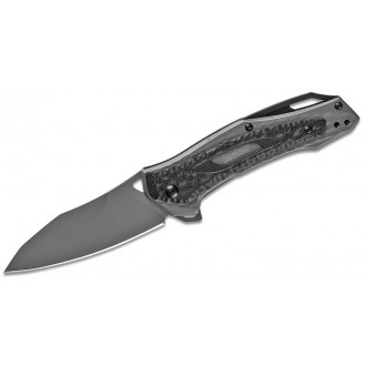 Kershaw 2460 Vedder Assisted Flipper 3.25" Gray Sheepsfoot Blade, Gray Steel Handles with G10 Overlays KnifeKer70